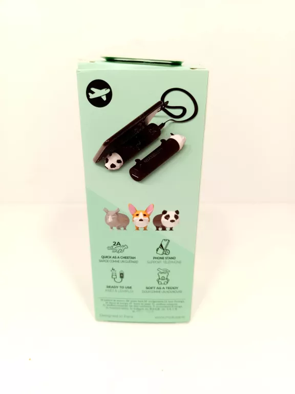 POWERBANK 4800 MAH POWER PET PANDA MOBILITY ON BOARD ŁADOWARKA 2A