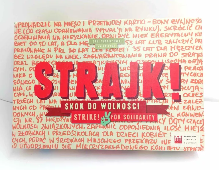 GRA PLANSZOWA STRAJK "SKOK DO WOLNOŚCI"