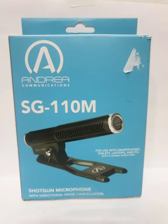 MIKROFON SG-110M MIKROFON PRZENOŚNY AUX