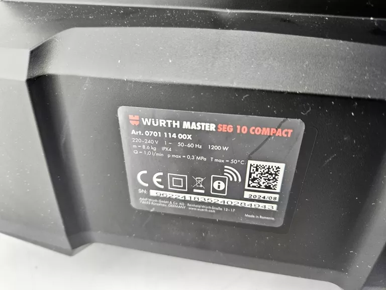 ODKURZACZ PIORĄCY WURTH SEG 10 COMPACT