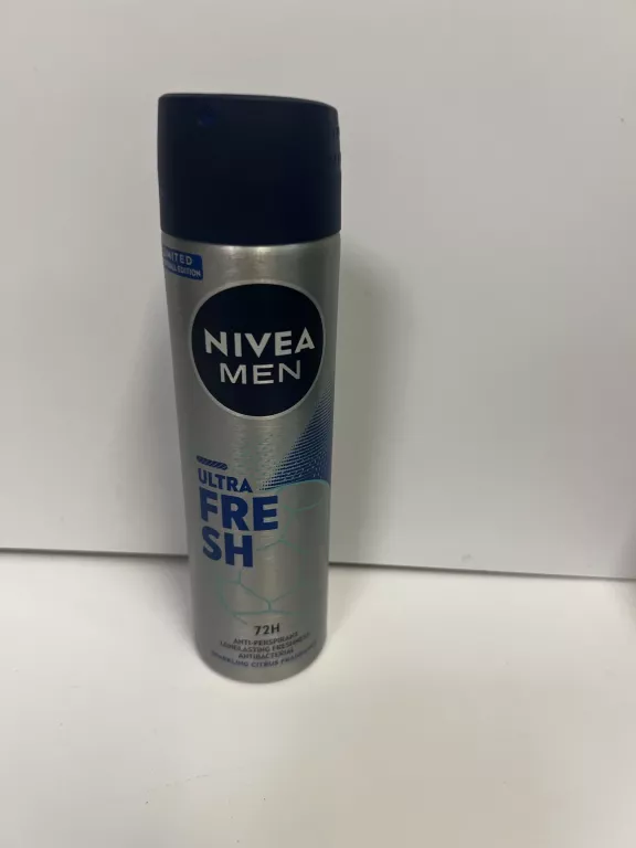 NIVEA MEN ULTRA FRESH ANTYPERSPIRANT W SPRAYU DLA MĘŻCZYZN 150 ML