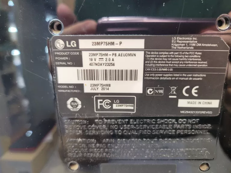 MONITOR LG 23MP75HM +ZAS