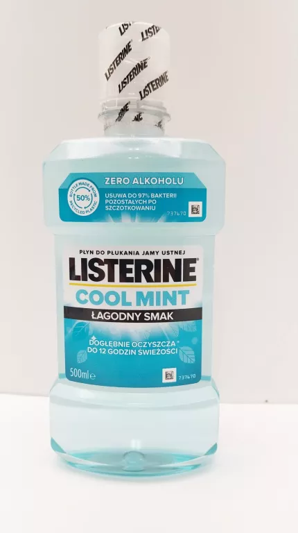 LISTERINE COOL MINT PŁYN DO PŁUKANIA JAMY USTNEJ ŁAGODNY SMAK 500ML P1