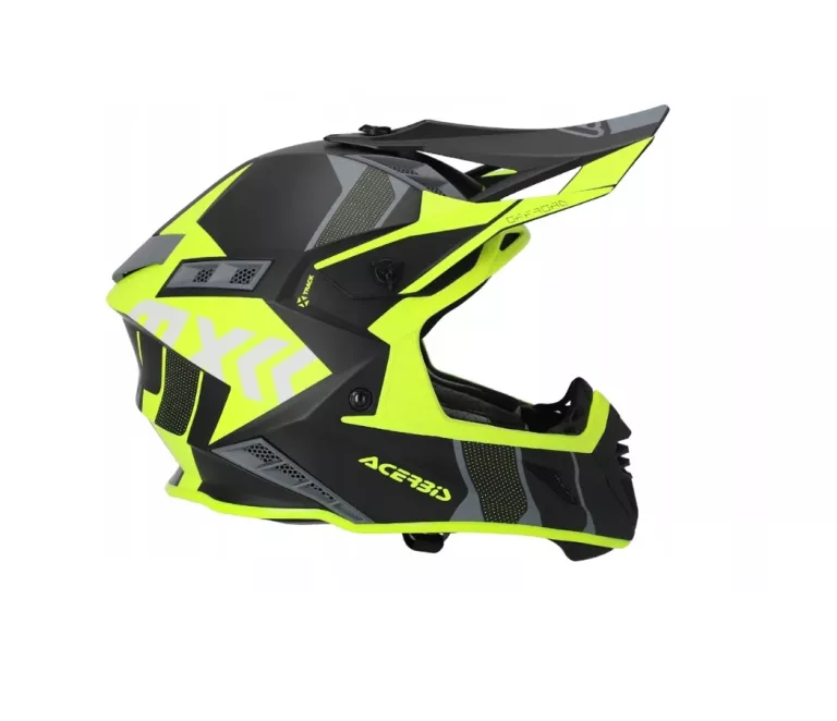 KASK CROSS ACERBIS X-TRACK CZARNO-FLUO ŻÓŁTY R.L
