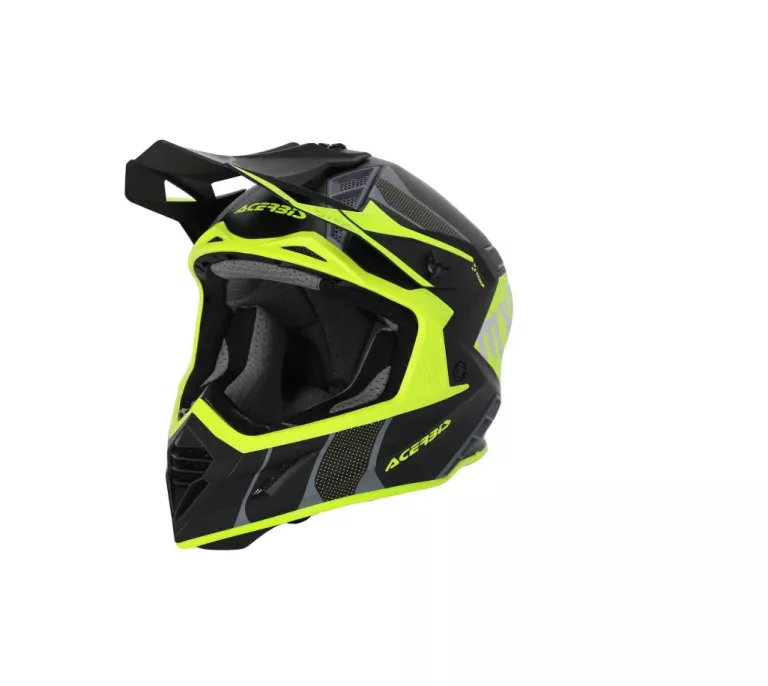 KASK CROSS ACERBIS X-TRACK CZARNO-FLUO ŻÓŁTY R.L