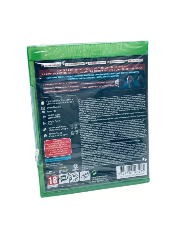 GRA NA XBOX ONE/ SERIES X WATCH DOGS LEGION LIMITED EDITION