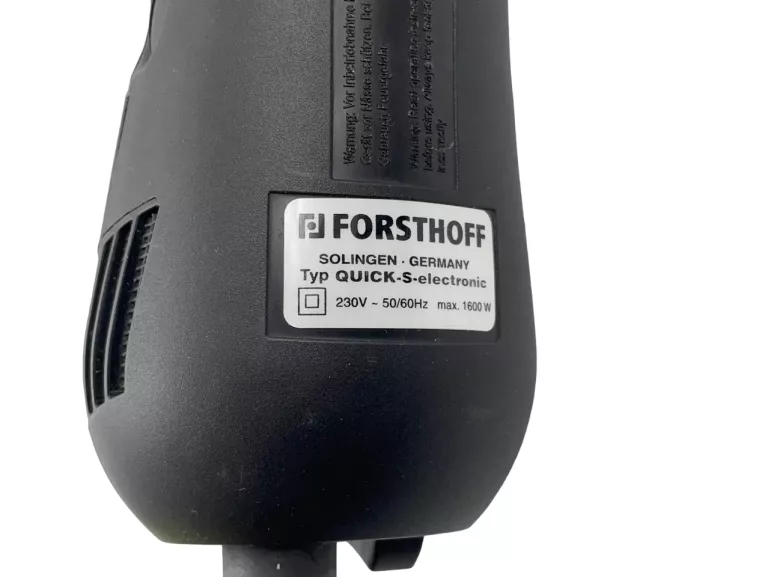 ZGRZEWARKA FORSTHOFF QUICK-S-ELECTRONIC 1500W 230V