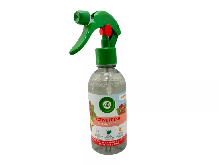 AIR WICK ODŚWIEŻACZ POWIETRZA NEUTRALIZATOR ZAPACHU SPRAY MALINY LIMONKA