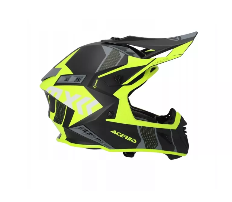 KASK CROSS ACERBIS X-TRACK CZARNO-FLUO ŻÓŁTY R.L