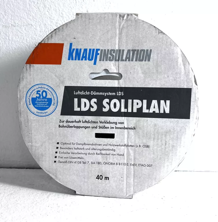 KNAUF TAŚMA DO PAROIZOLACJI HOMESEAL LDS SOLIPLAN 60MMX40M