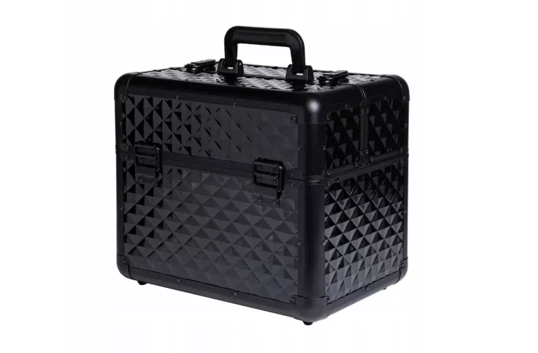 KUFER KOSMETYCZNY NEONAIL ROZM. M 35 X 30 X 24,5 CM CZARNY