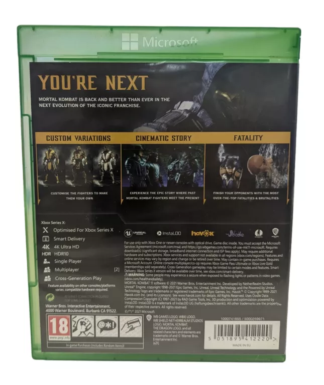 MORTAL KOMBAT 11 - GRA NA XBOX SERIES X/ONE