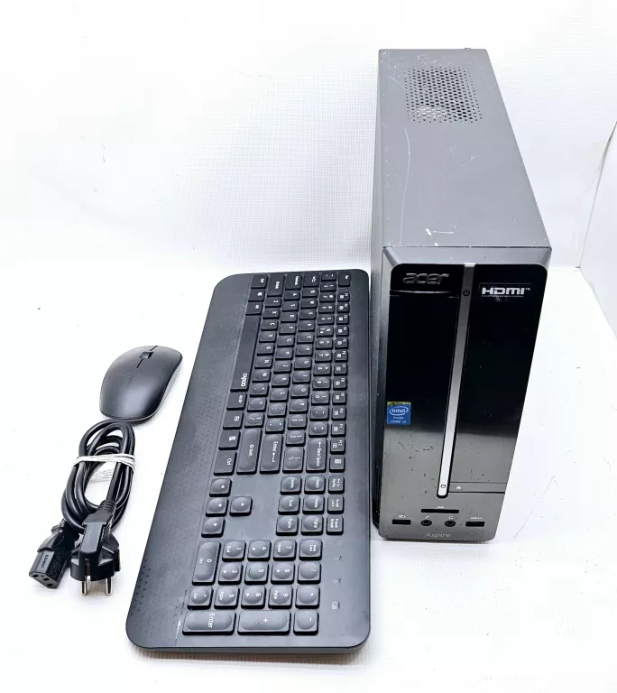 KOMPUTER ACER XC-605 WIN 10/4RAM/500HDD/I3 4 GEN + MYSZ KLAWIATURA KABEL