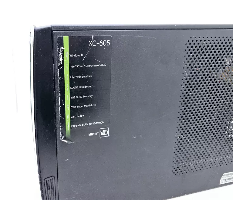 KOMPUTER ACER XC-605 WIN 10/4RAM/500HDD/I3 4 GEN + MYSZ KLAWIATURA KABEL