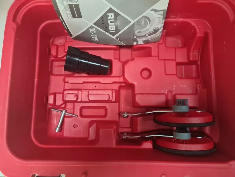 PRZECINARKA DO PŁYTEK RUBI TC-125 W WALIZCE + LISTWA