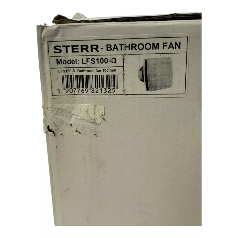 WENTYLATOR ŁAZIENKOWY STERR LFS100-Q 100 MM