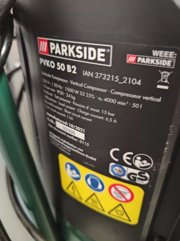 KOMPRESOR PARKSIDE PVKO 50 B2