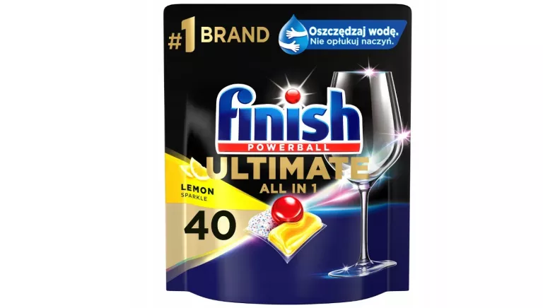 FINISH ULTIMATE ALL IN 1 LEMON KAPSUŁKI, 40 SZTUK