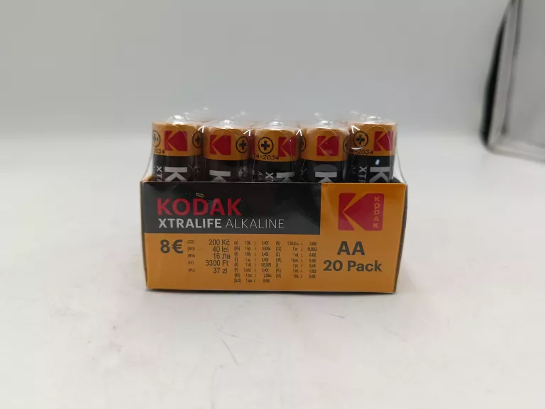 BATERIE KODAK XTRALIFE ALKALINE 20SZT AA