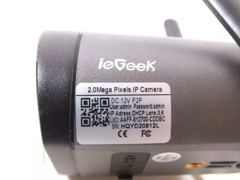 KAMERA IP ZEWNĘTRZNA IEGEEK