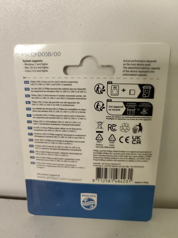 PENDRIVE PHILIPS USB 2.0 32GB