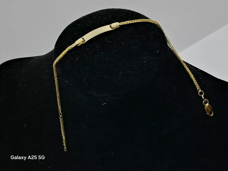 PROSTA ZŁOTA BRANSOLETKA 585/2,14G DŁ.18CM