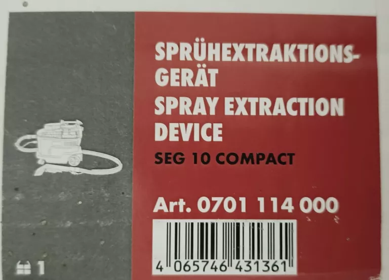 WURTH ODKURZACZ PIORĄCY SEG 10 COMPACT