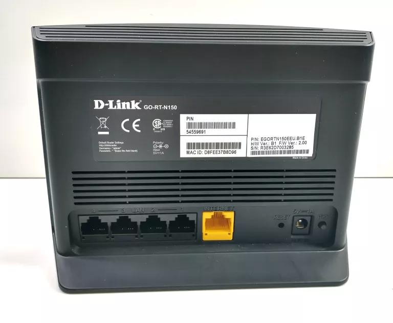 ROUTER DLINKGO BY D-LINK GO-RT-N150 WIRELESS N 150 MB/S