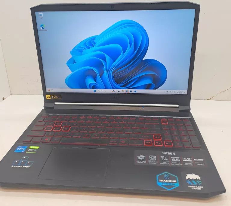 LAPTOP ACER NITRO 5 8/500GB 11TH GEN INTEL CORE I5/WIN 10 PRO+ŁA