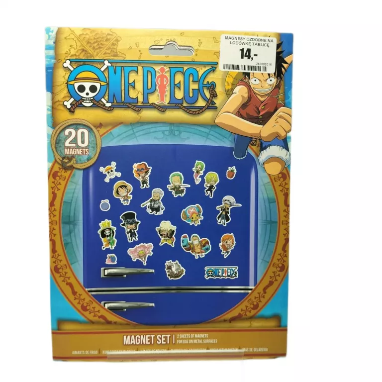 ONE PIECE CHIBI - MAGNESY NA LODÓWKĘ TABLICĘ