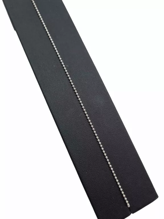 SREBRNY ŁAŃCUSZEK KULKA DŁ. 50CM/3,20G