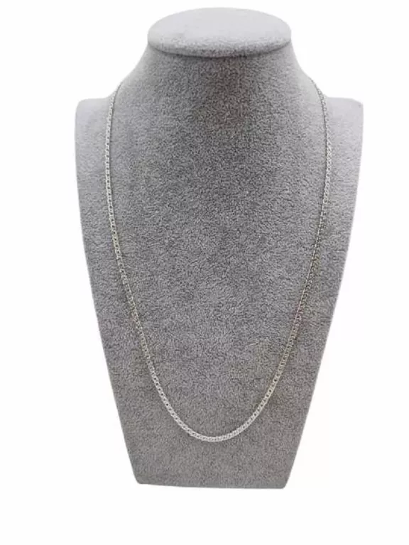 SREBRNY ŁAŃCUSZEK ROMBO 55CM  5,57G 925