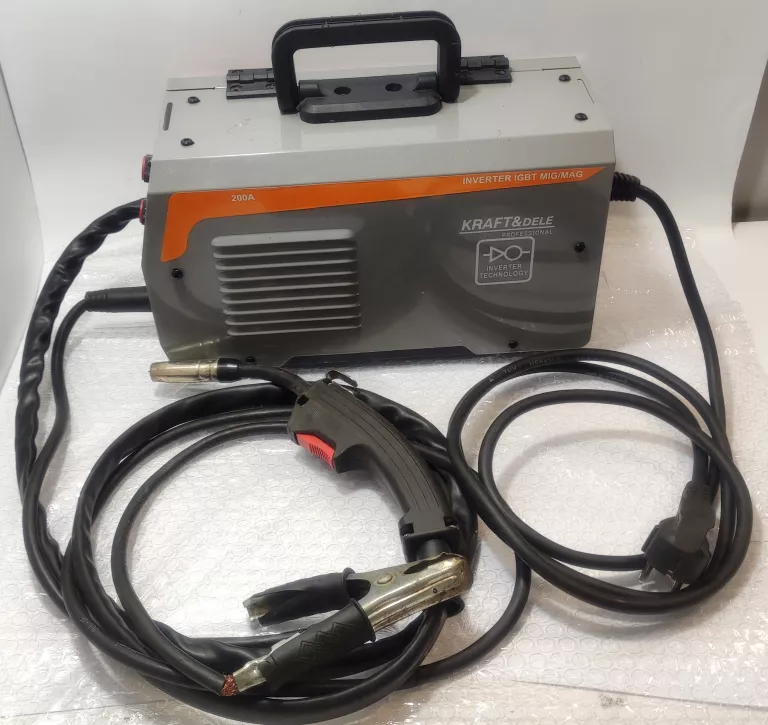 SPAWARKA MIGOMAT BEZGAZOWY KRAFT&DELE KD1872 MIG/MMA 200A 230V