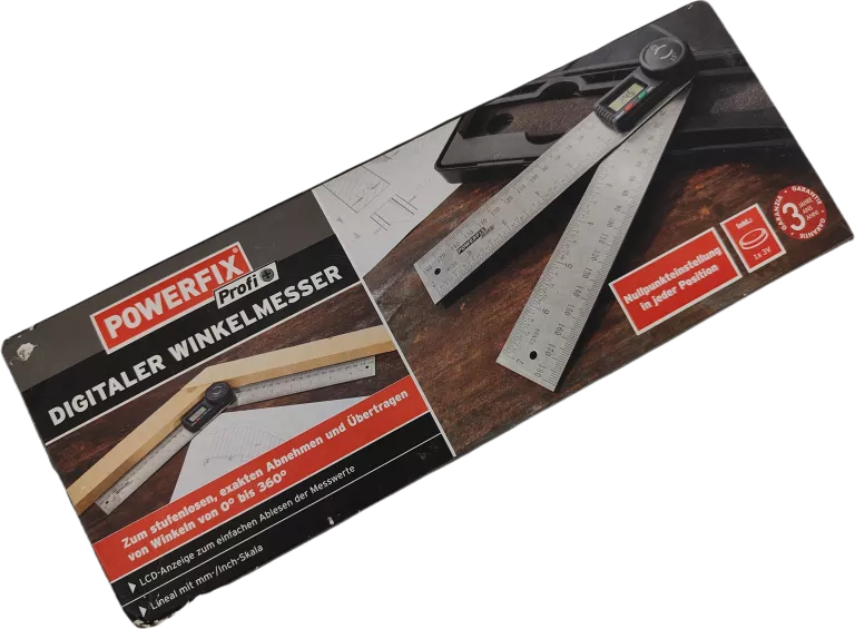 KĄTOMIERZ CYFROWY POWERFIX HG00962B SUWMIARKA KĄTOWA POWERFIX