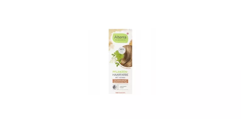 ALTERRA FARBA ROŚLINNA DO WŁOSÓW NATURALNA NUGATOWY BRĄZ 100 G