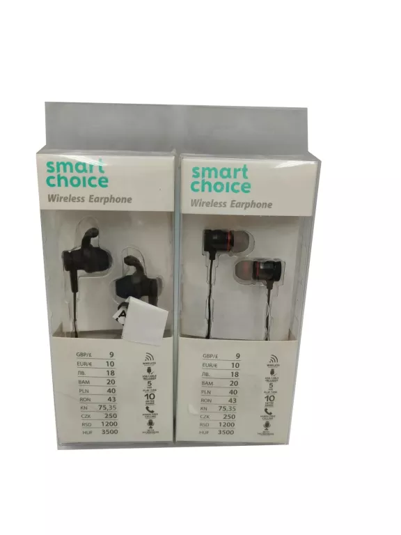 SŁUCHAWKI BEZPRZEWODOWE SMART CHOICE