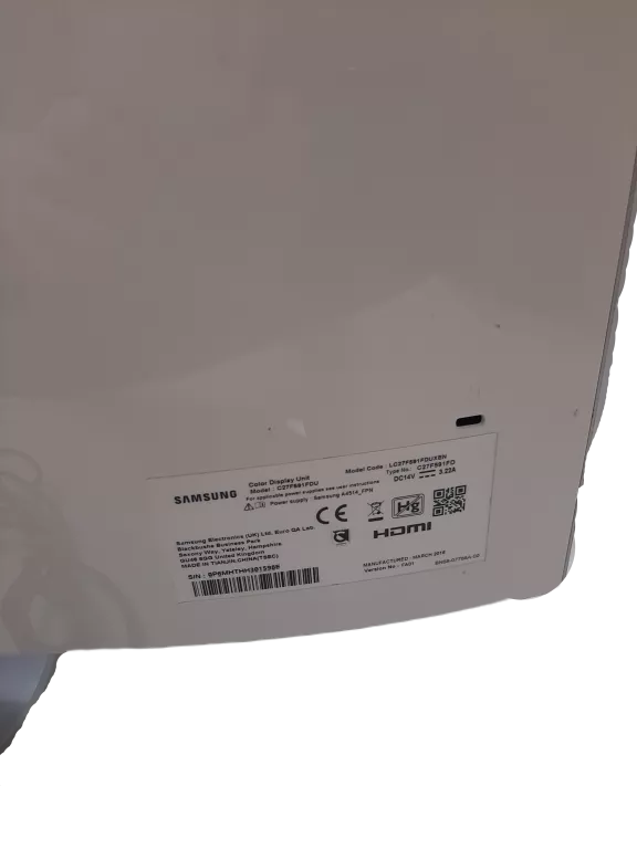 MONITOR SAMSUNG C27F591FDU 27" 1920X1080PX 4 MS CURVED