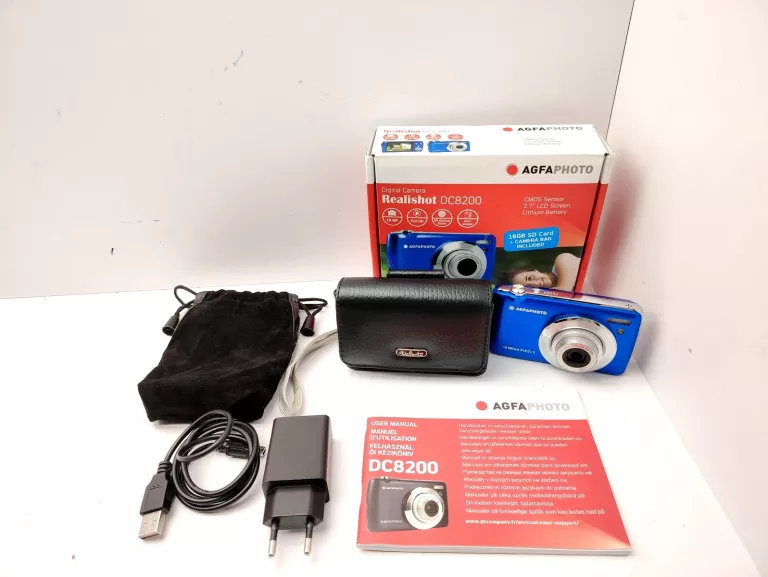 APARAT AGFAPHOTO DC8200 NIEBIESKI 18 MPX #IGŁA