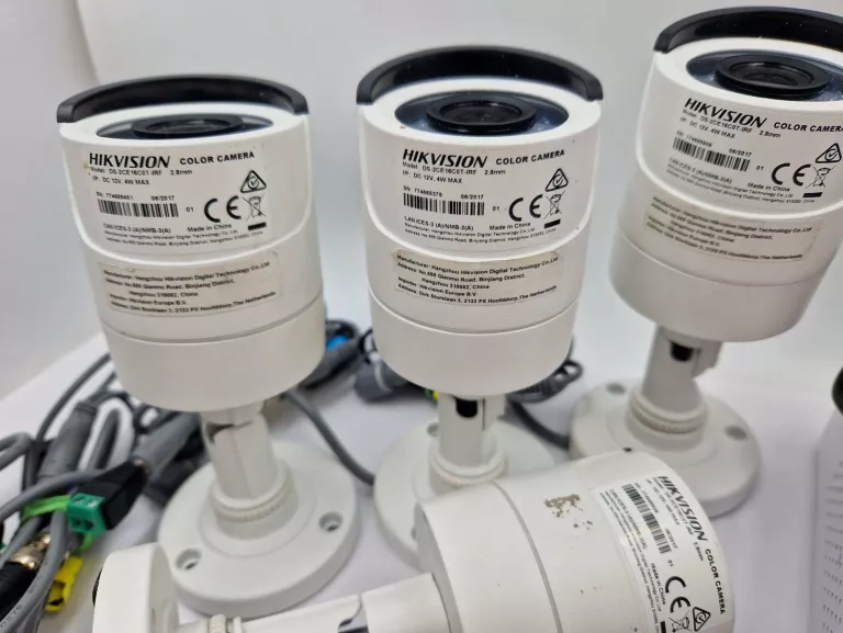 MONITORING HIKVISION REJESTRATOR DS-7104HGHI-F1(S) I 4 KAMERY DS-2CE