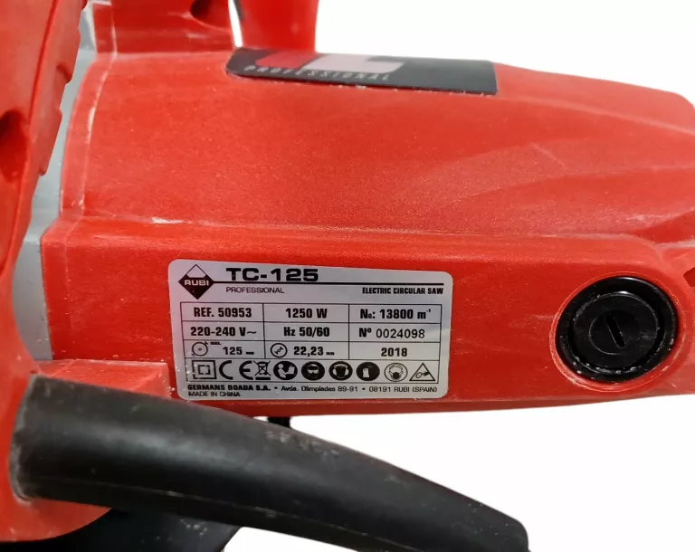 PRZECINARKA DO PŁYTEK RUBI TC-125