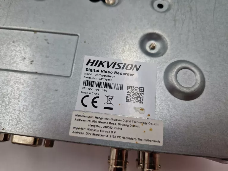 MONITORING HIKVISION REJESTRATOR DS-7104HGHI-F1(S) I 4 KAMERY DS-2CE