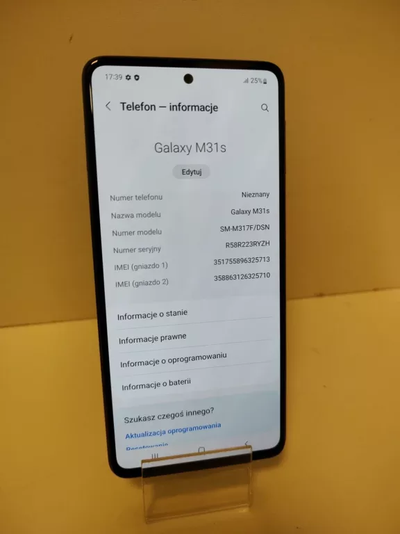 TELEFON SAMSUNG GALAXY M31S 6 GB / 128 GB