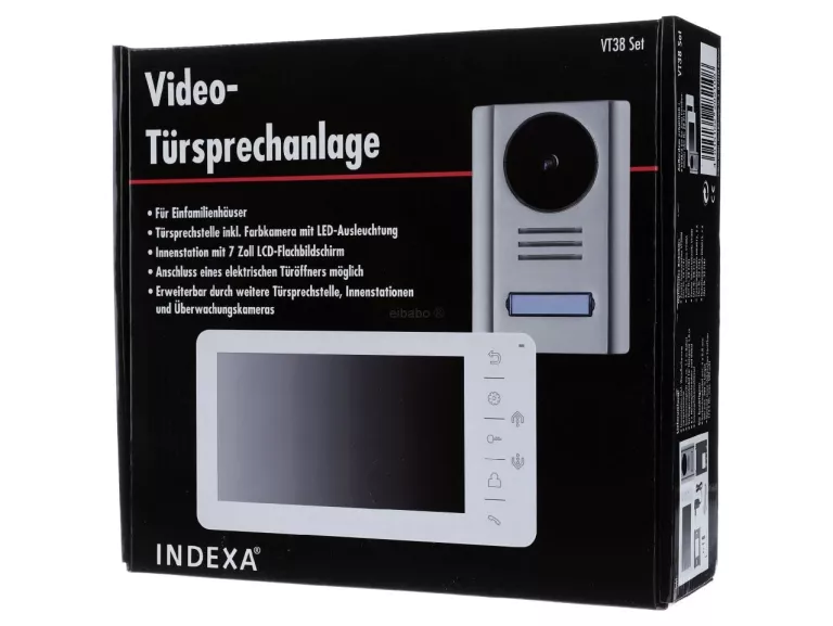 ZESTAW STACJI BRAMOWEJ Z TELEFONAMI WIDEO 1 VT38 SET