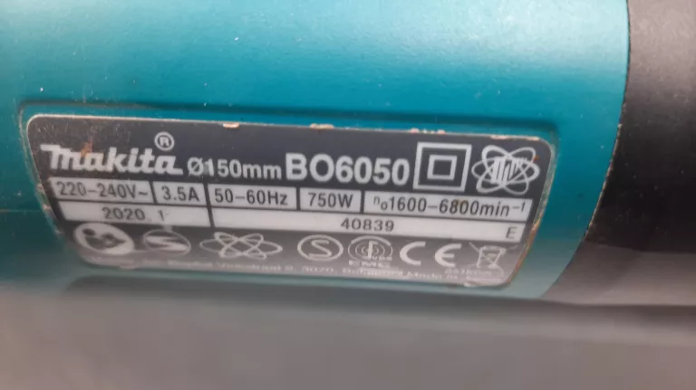 SZLIFIERKA MIMOŚRODOWA MAKITA BO6050 / 750W / *OKAZJA*