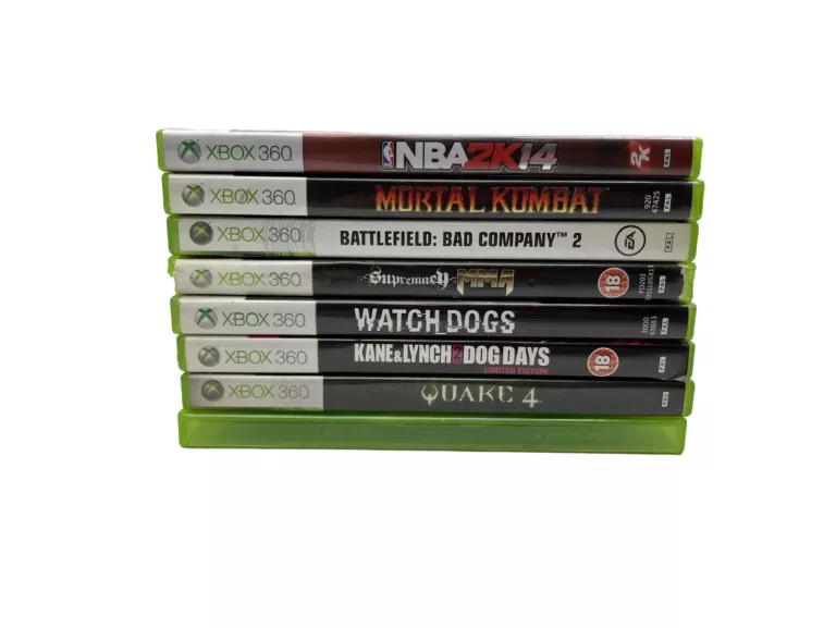 KONSOLA XBOX 360 ELITE 120GB HDD + ZESTAW 8 GIER