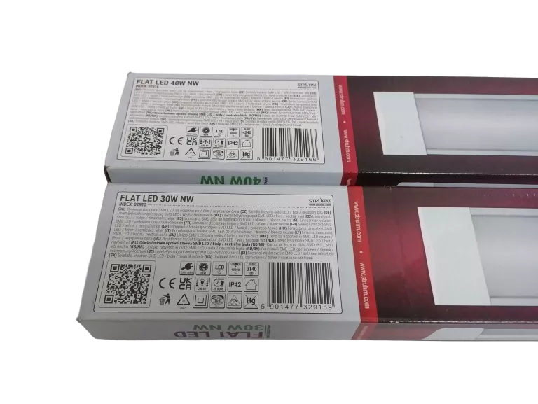 OPRAWA FLAT LED W PUDEŁKU 2 SZTUKI
