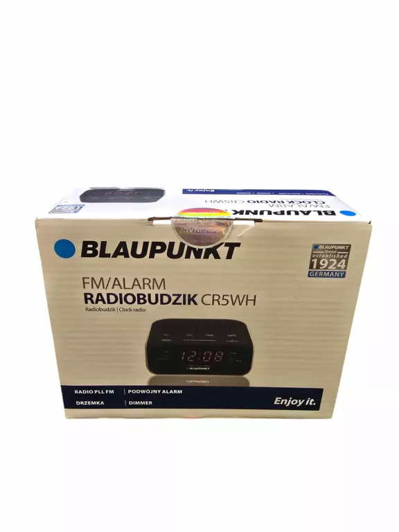 RADIOBUDZIK BLAUPUNKT CR5WH RADIO BUDZIK ZEGAREK