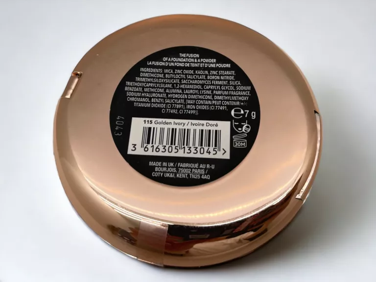 BOURJOIS ALWAYS FABULOUS MATUJĄCY PUDER W KOMPAKCIE Z FILTREM SPF20 115