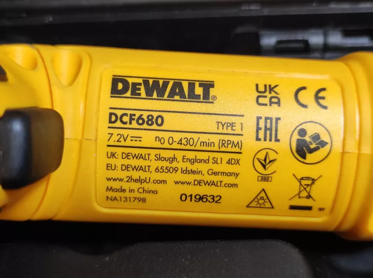 WKRĘTAK ŻYROSKOPOWY DEWALT DCF680 2 AKU OKAZJA!