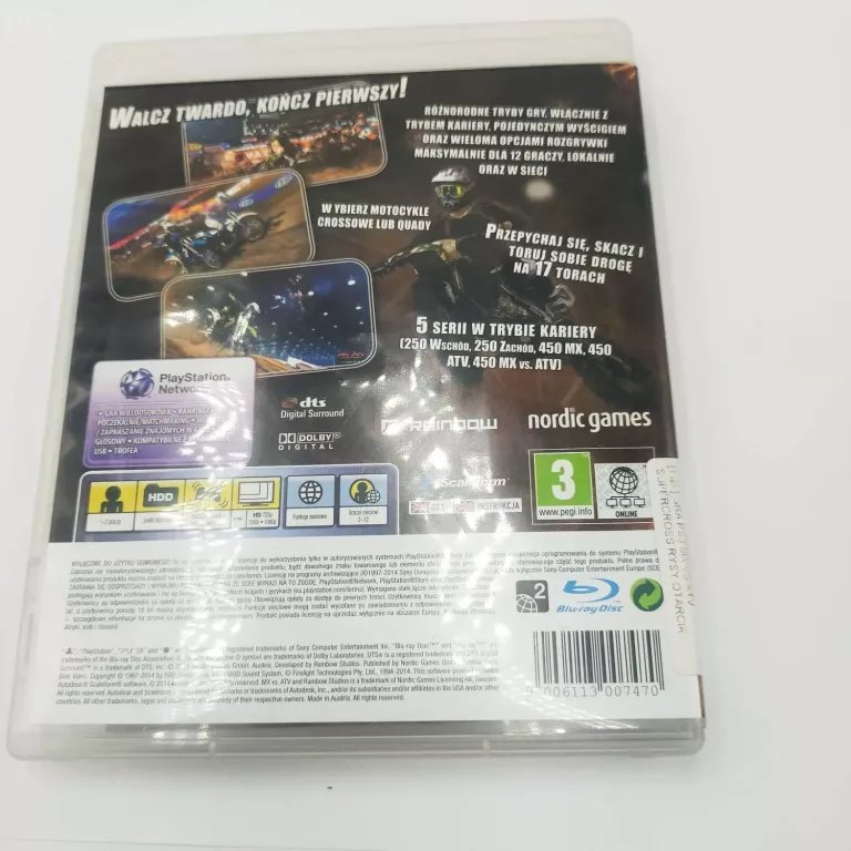 GRA PS3 MX VS ATV SUPERCROSS
